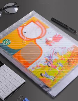 360Home Schnellhefter Mappe Sammler Transparent wasserdicht aus Twill
